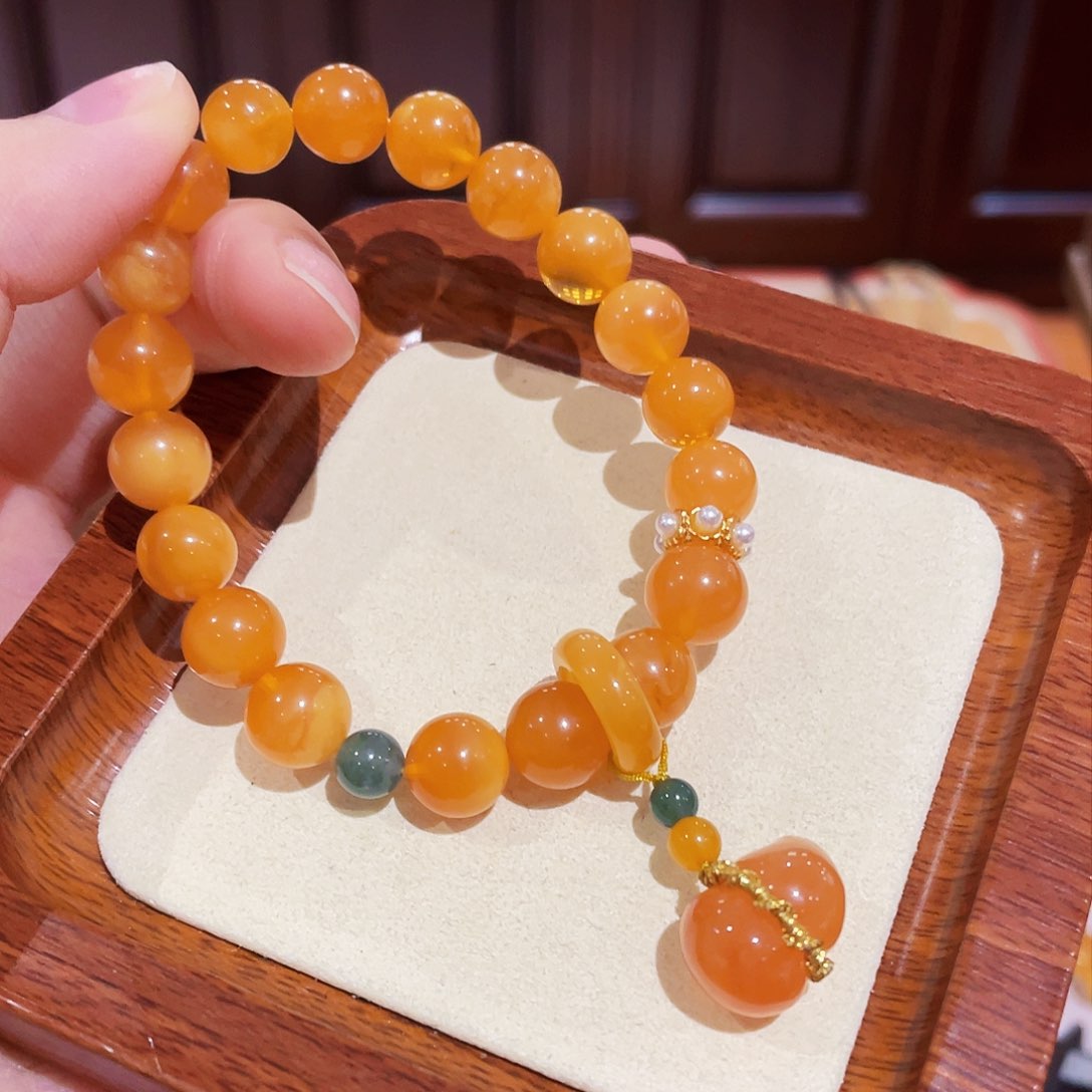 蜜蜡手链未镶嵌手串