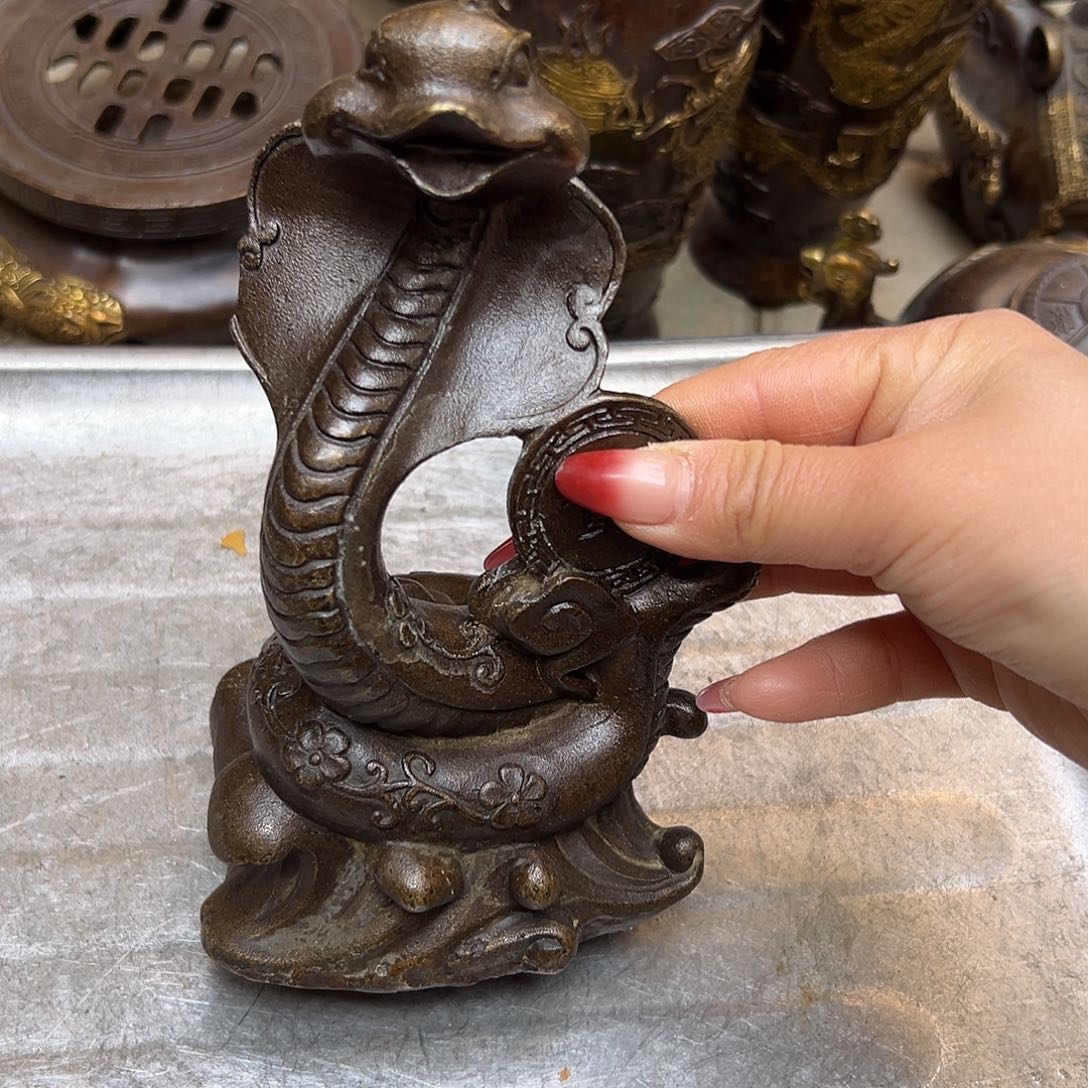 黄铜摆件，文房摆件