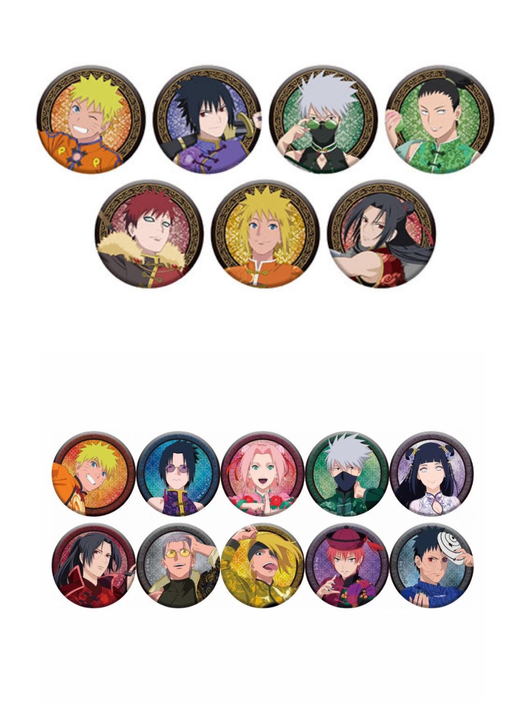 火影中华风盲盒徽章吧唧