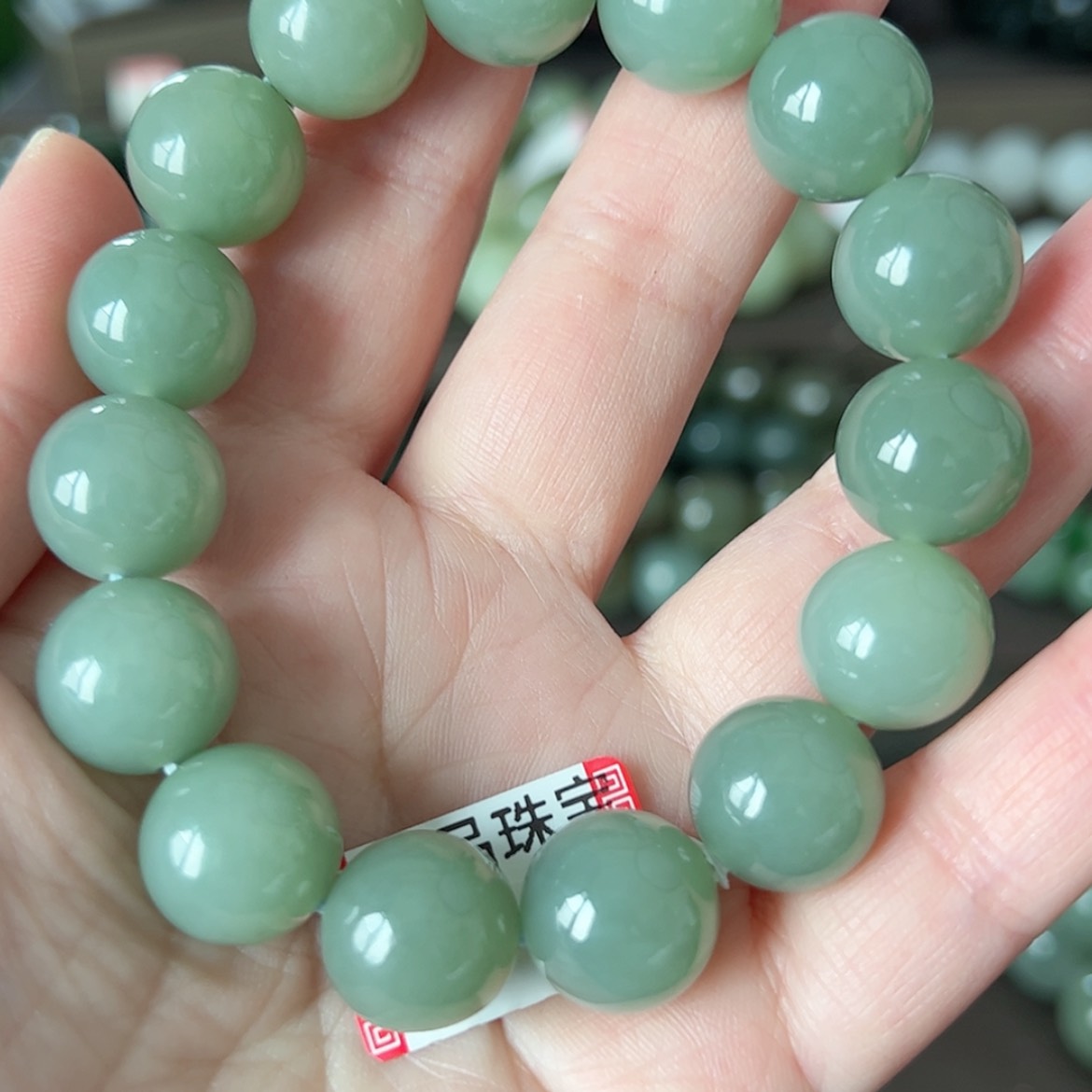 【闪购商品】和田玉手链未镶嵌Y289