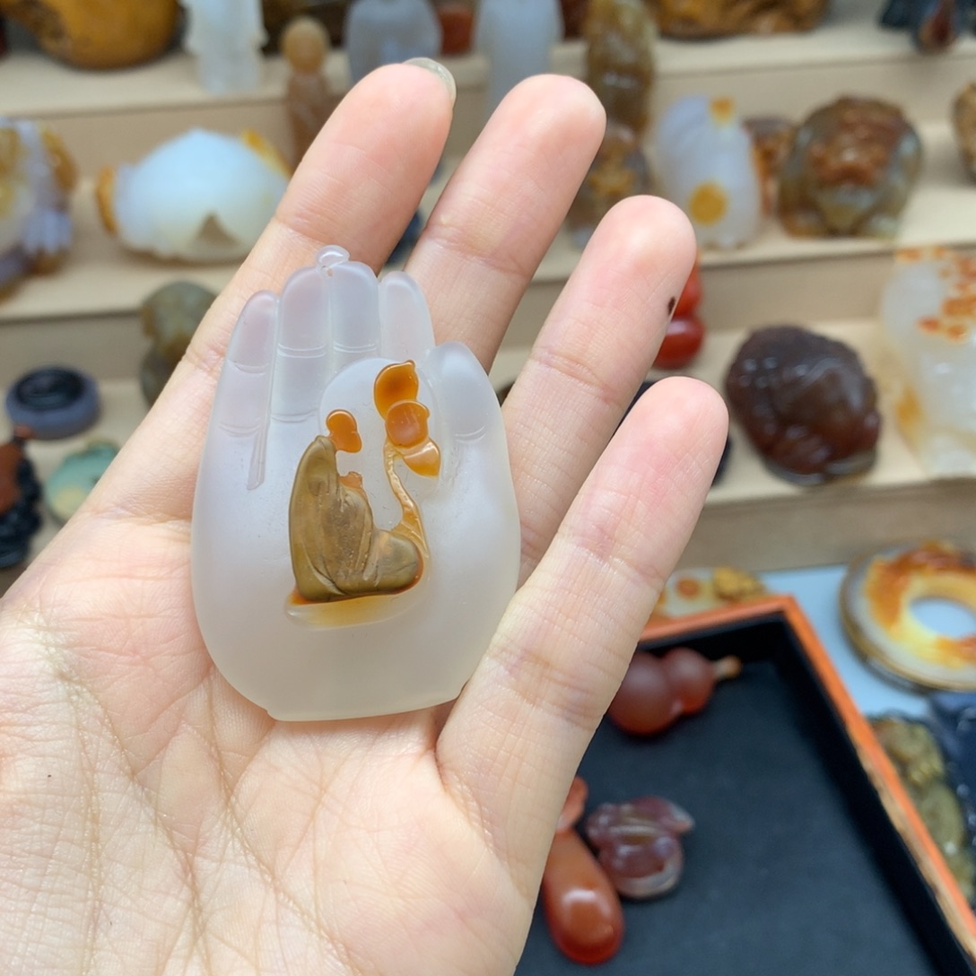 未镶嵌吊坠(赠链)玛瑙/玉髓