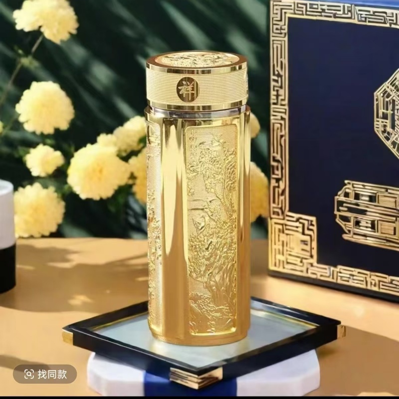 【龙凤杯】新款礼盒装雕龙凤款杯子银离子水杯