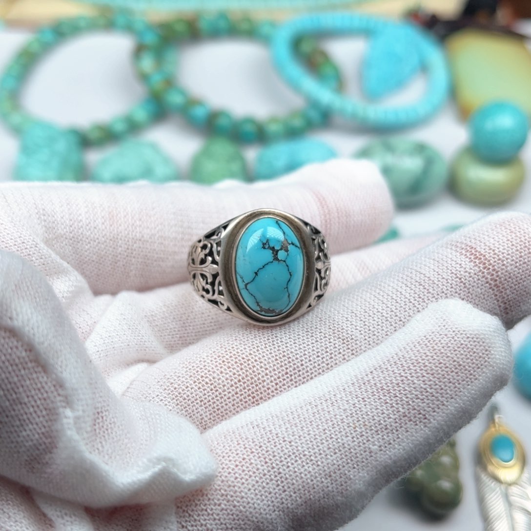 绿松石珠宝奇石未镶嵌