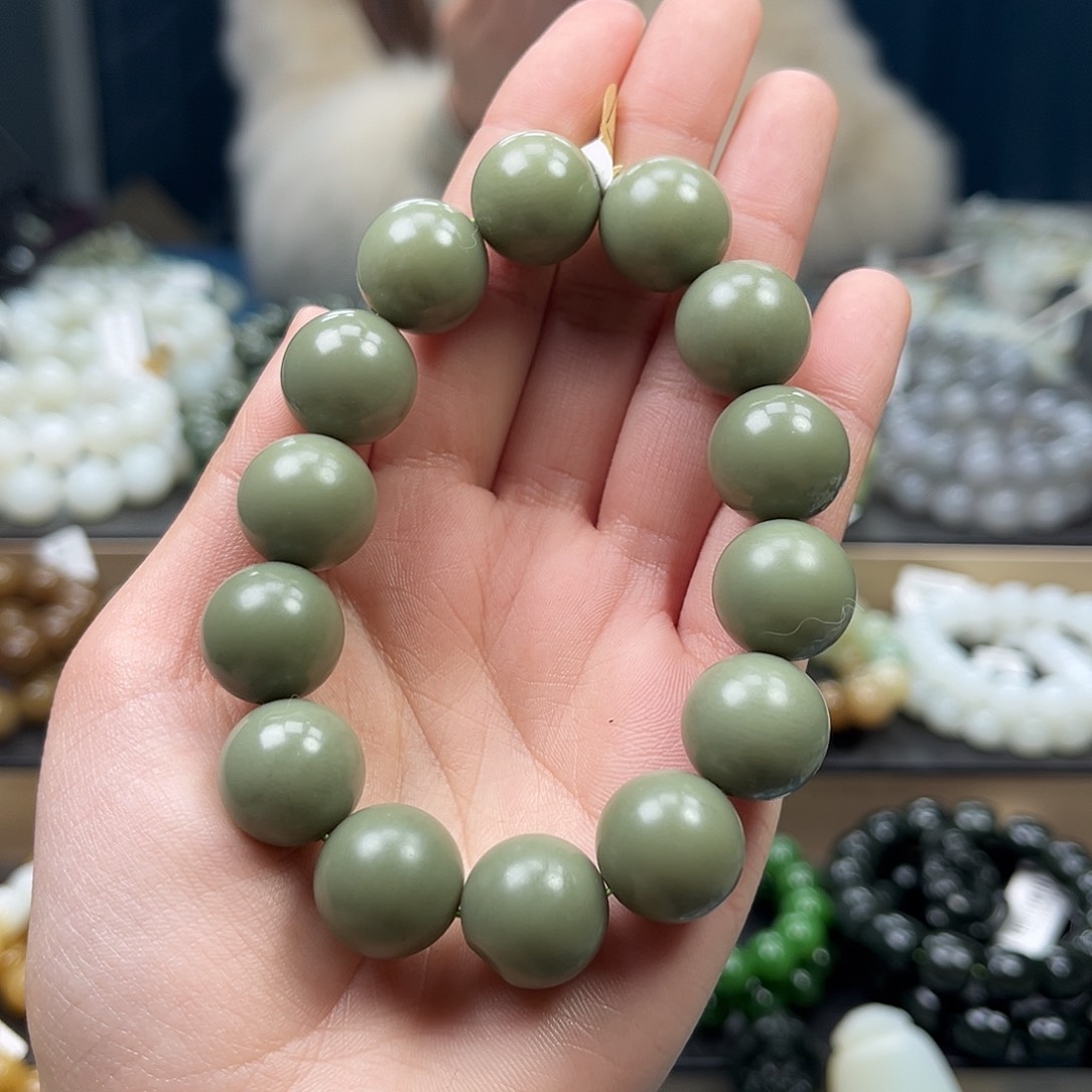 和田玉手链未镶嵌