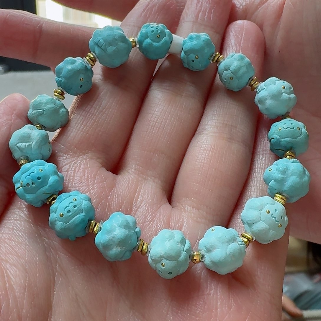 绿松石珠宝奇石未镶嵌