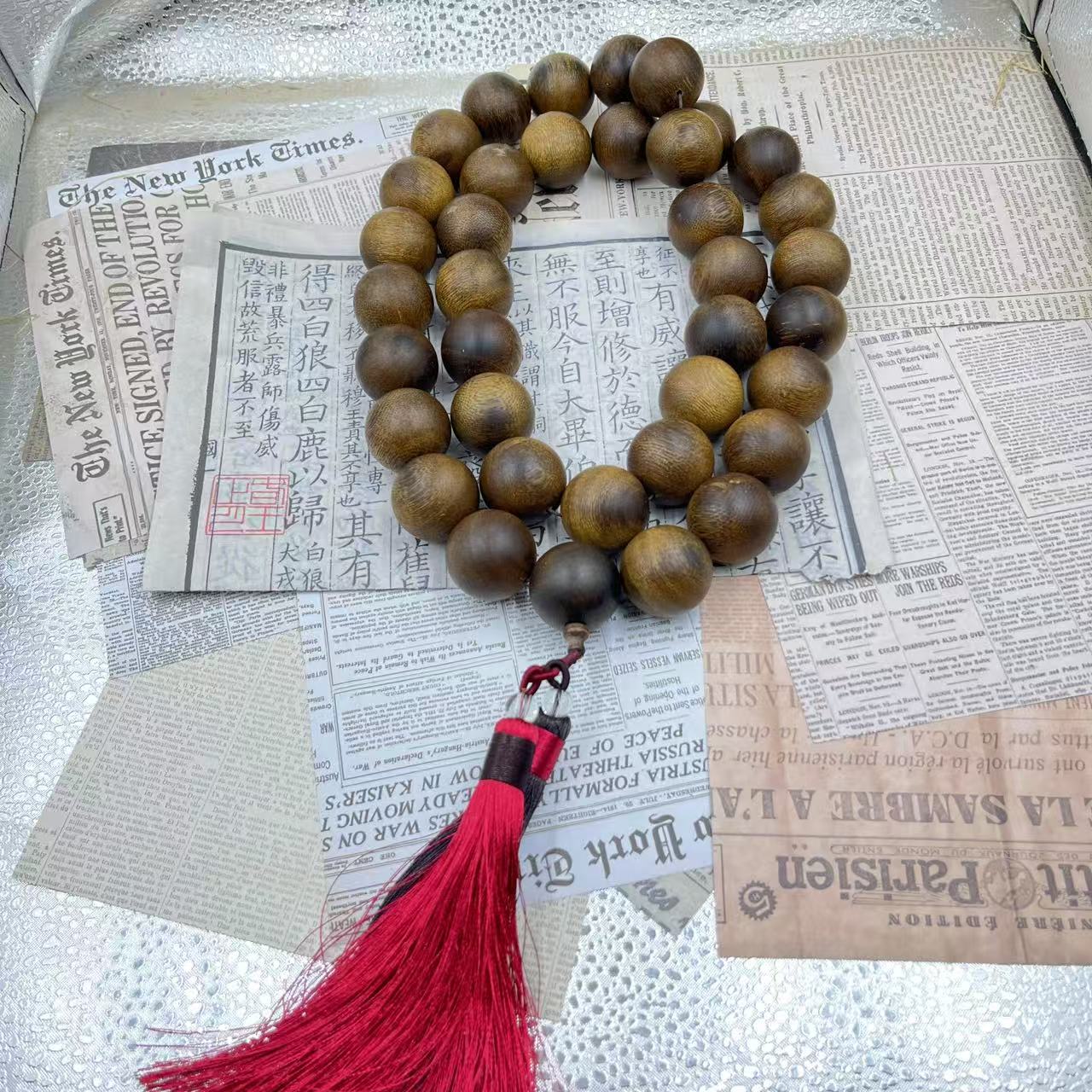 【善缘】c1323圆珠多圈流苏手持串(多样性发货)