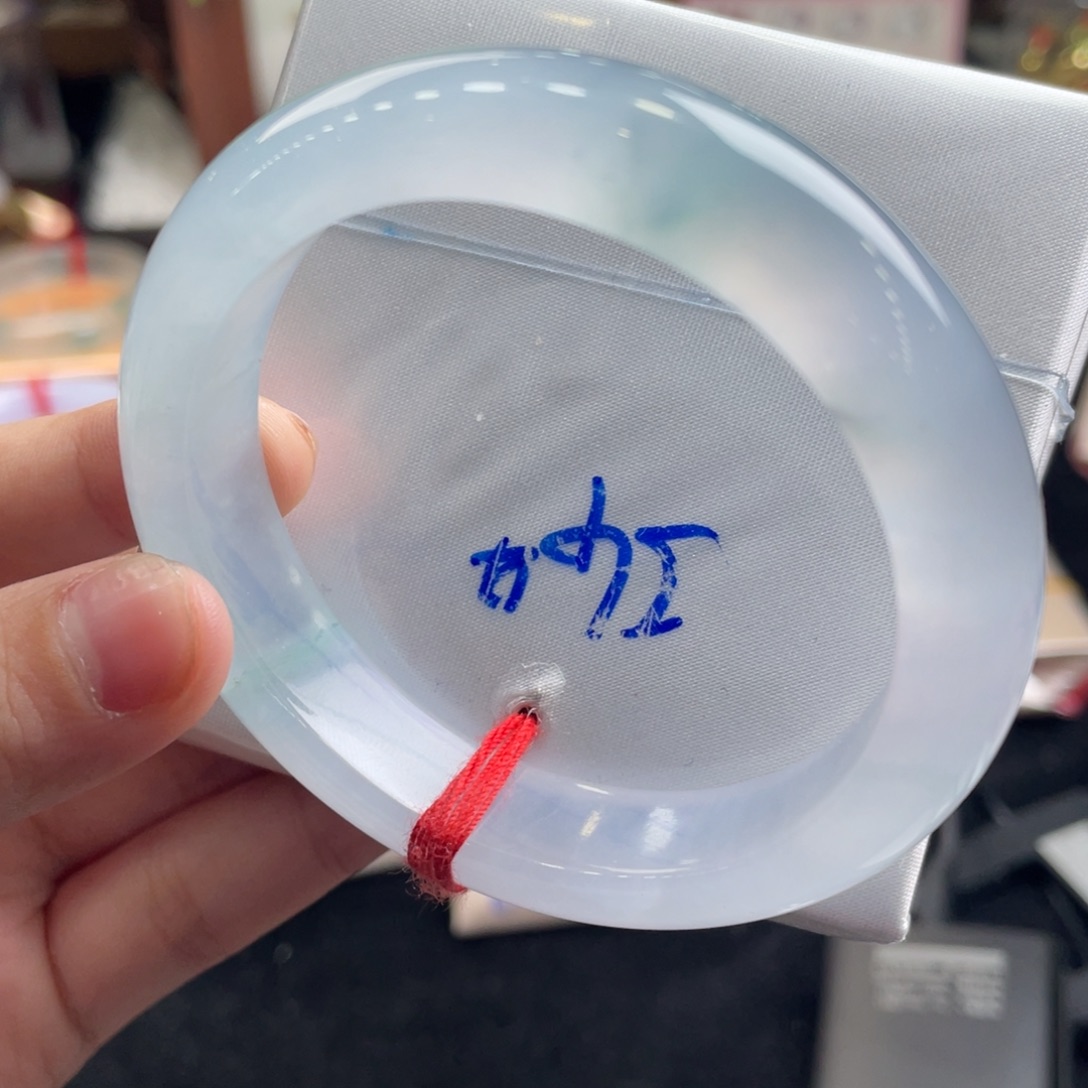 翡翠未镶嵌手镯25号