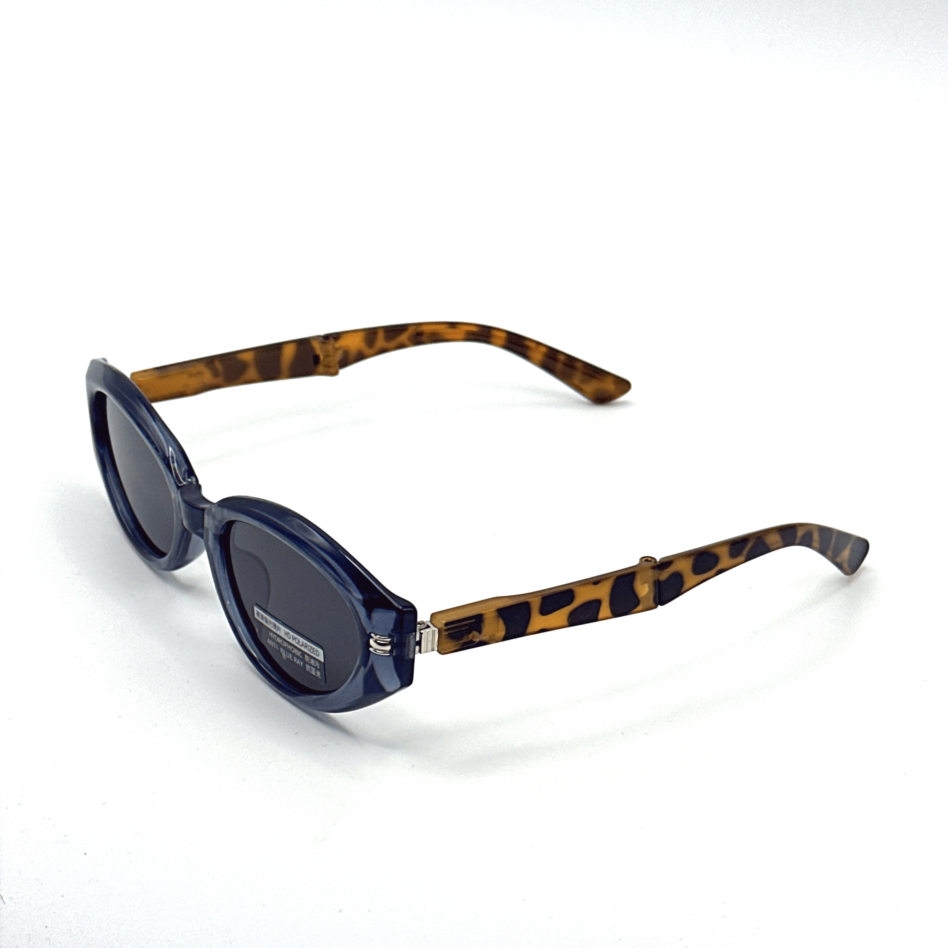 【418】新款折叠偏光防紫外线街拍潮流复古墨镜平光镜遮阳潮款