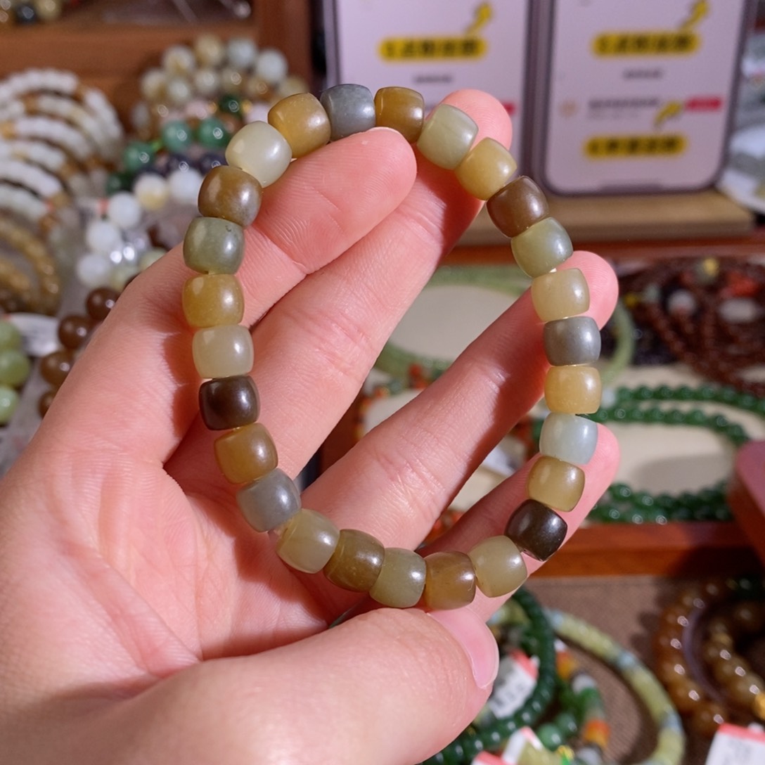 和田玉手链未镶嵌