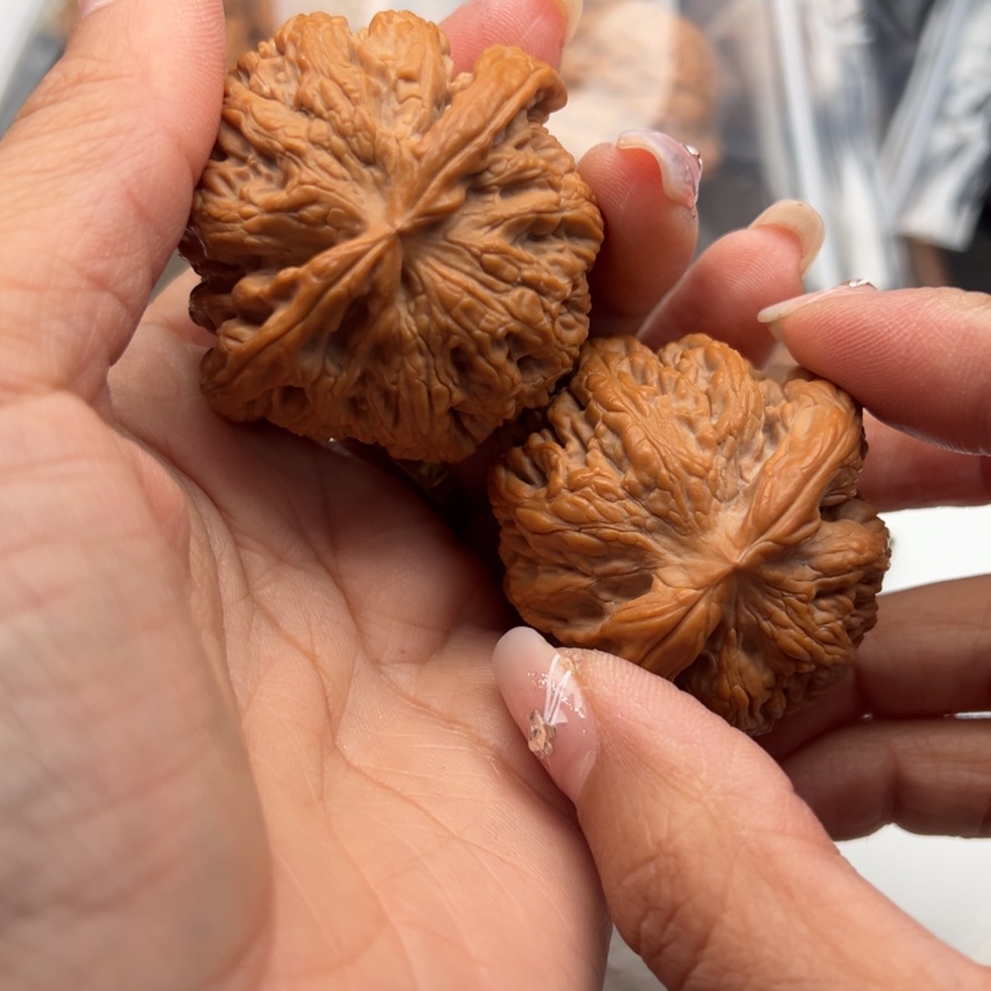 文玩核桃把件粗筋47