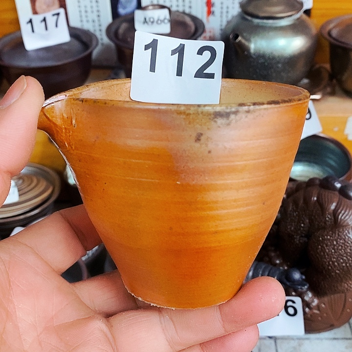 紫砂茶杯柴烧纯手工112