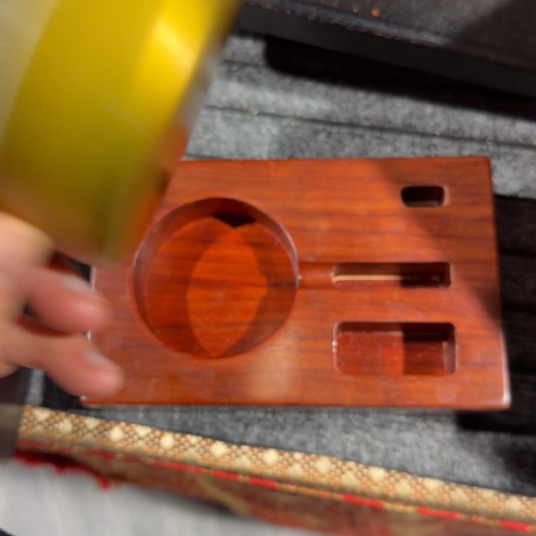 非洲紫檀（红花梨）烟灰缸啊啊啊啊