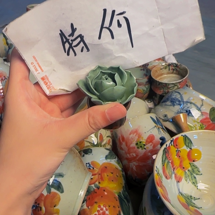瓷片景德镇陶瓷手工手绘