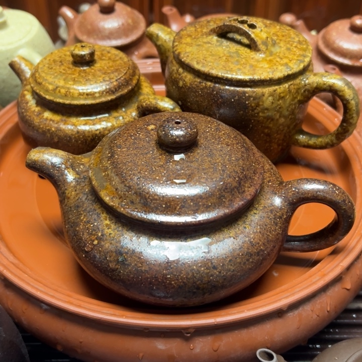 马***勇紫砂茶壶宜兴原矿金丝楠木