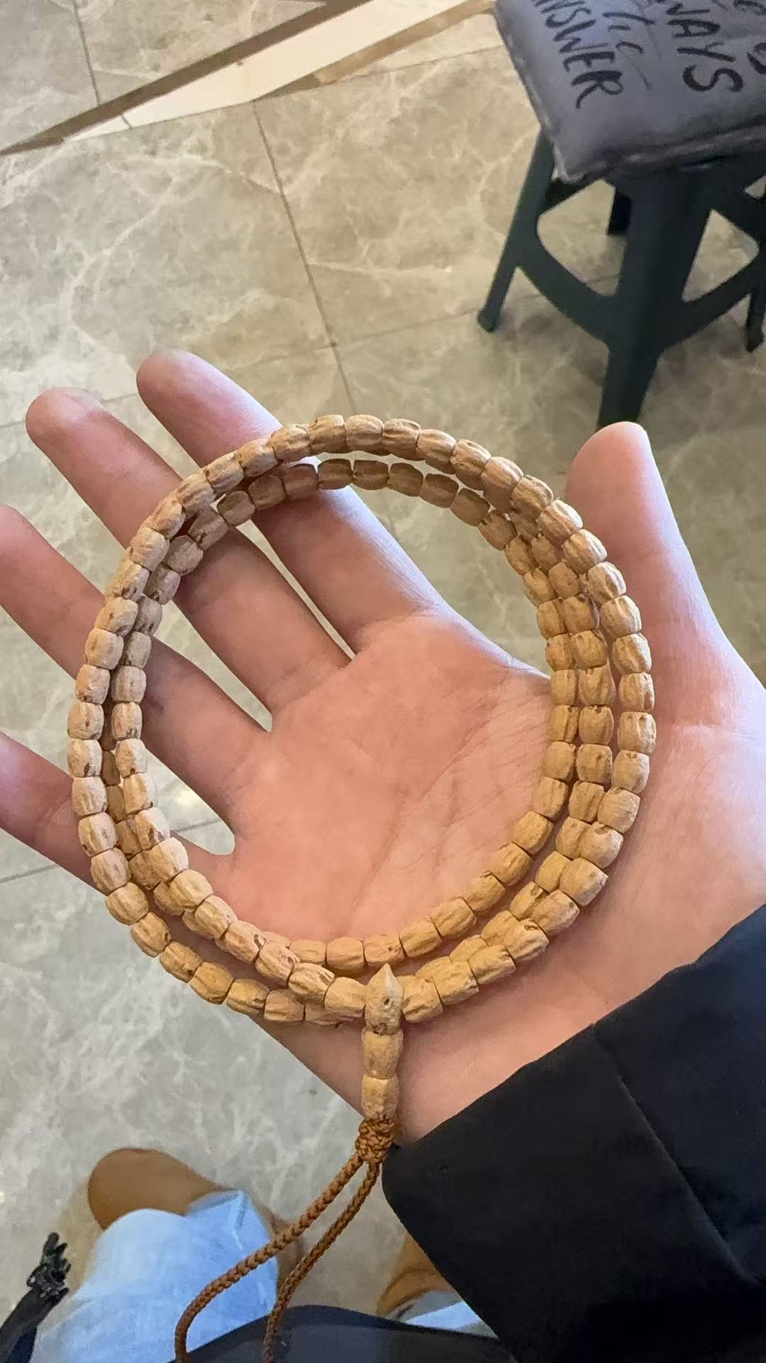 合金树脂手链 热振百香籽精工雕刻方鬼脸顺纹直切脖挂文玩饰品
