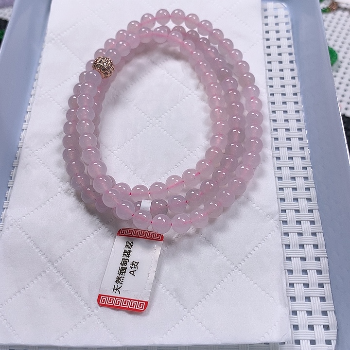 翡翠未镶嵌颈饰项链