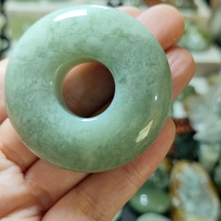 岫玉平安扣未镶嵌