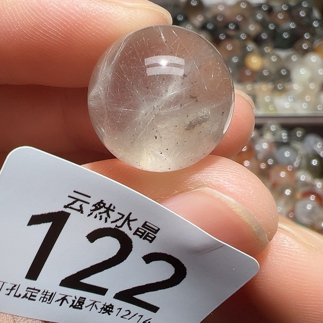 水晶未镶嵌珠宝半成品