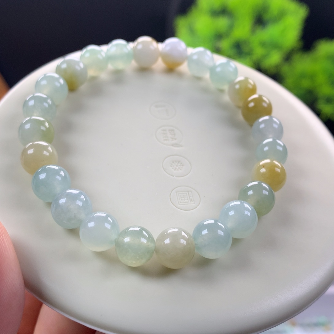 翡翠未镶嵌手链卡8