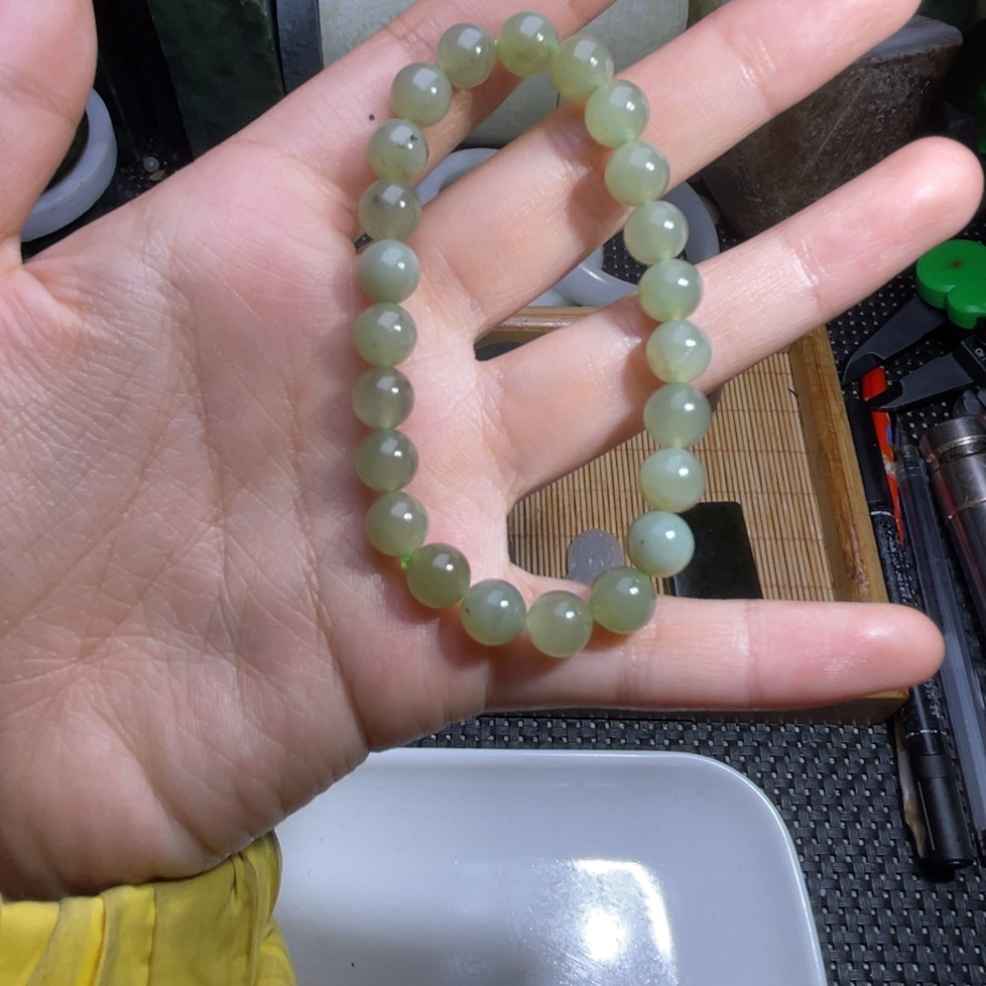 未镶嵌和田玉珠宝半成品微瑕10