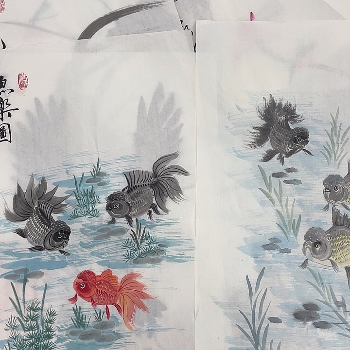 国画双**套陈舒臻老师作品 66666666