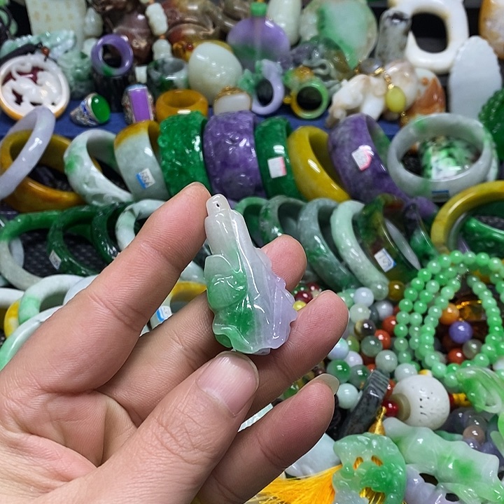 颈饰未镶嵌翡翠缅甸翡翠首饰配饰