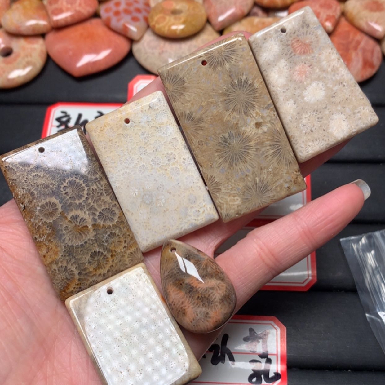 【闪购商品】硅化玉颈饰未镶嵌郝*子