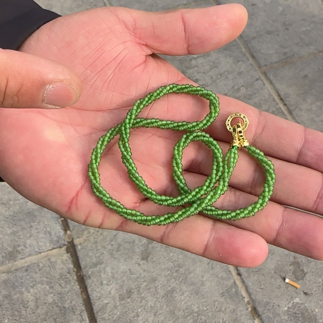 和田玉颈饰未镶嵌