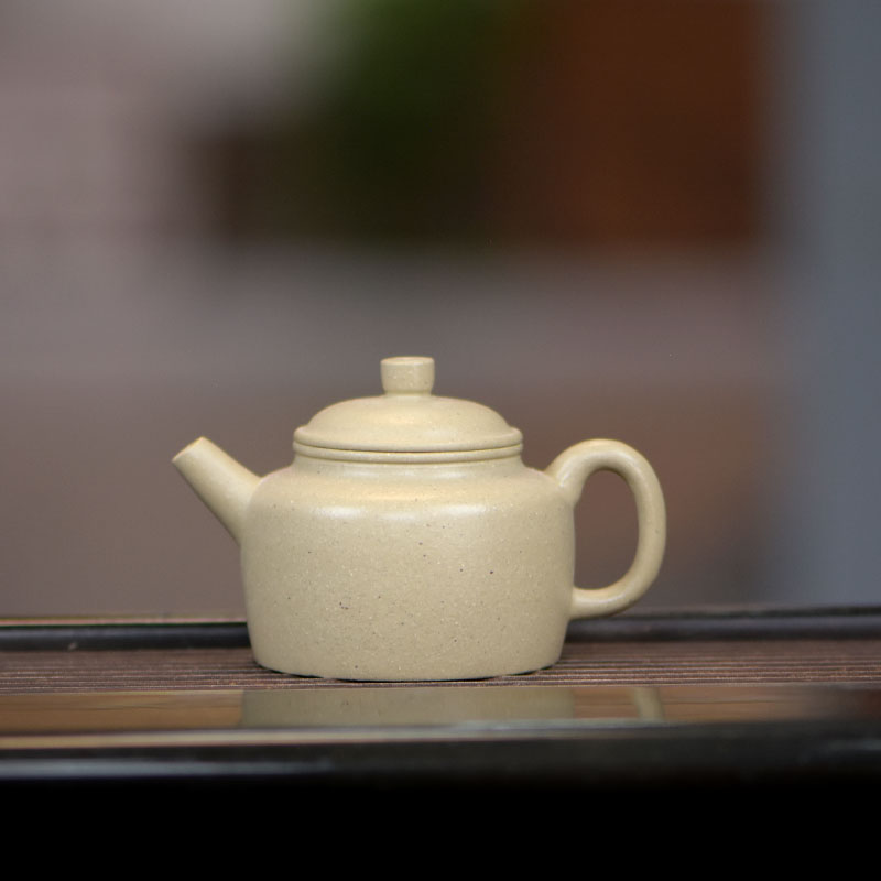 阎记抟砂 全手 本绿 高德钟壶 原矿喝茶壶S13 1226 57