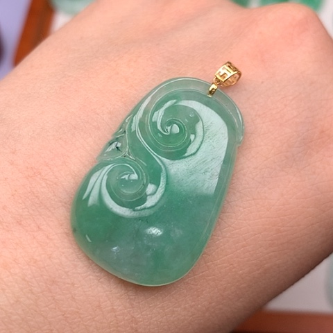 翡翠吊坠(不含链)未镶嵌