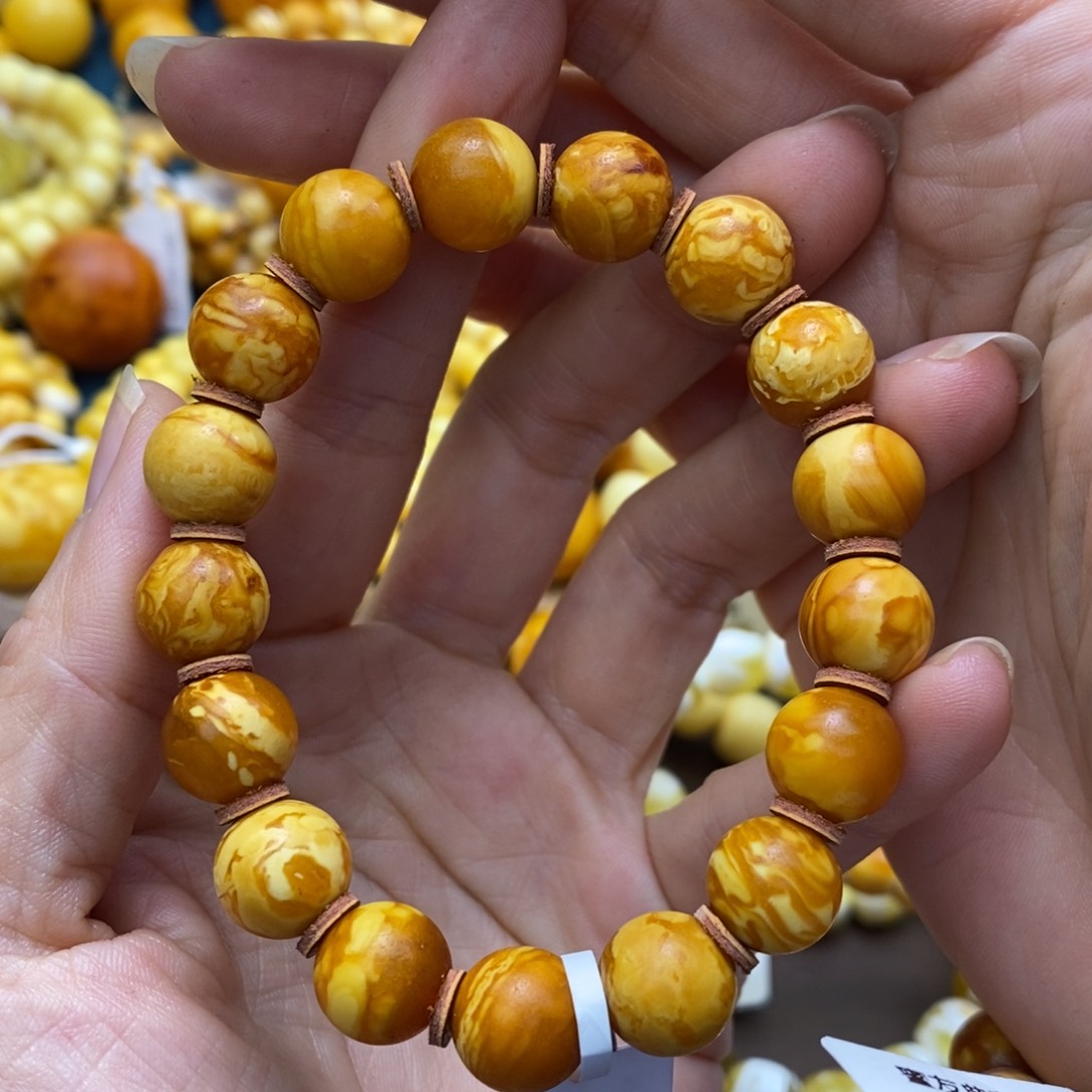 琥珀手链未镶嵌11加