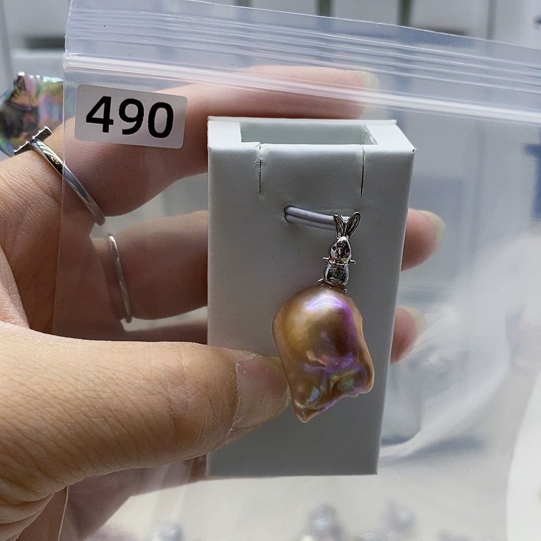 颈饰合金淡水珍珠