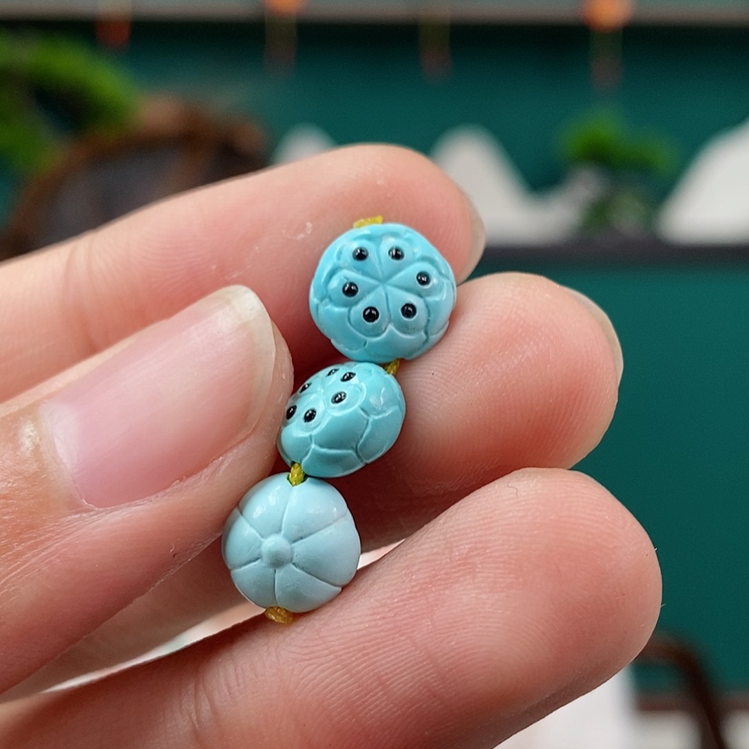 绿松石珠宝奇石未镶嵌