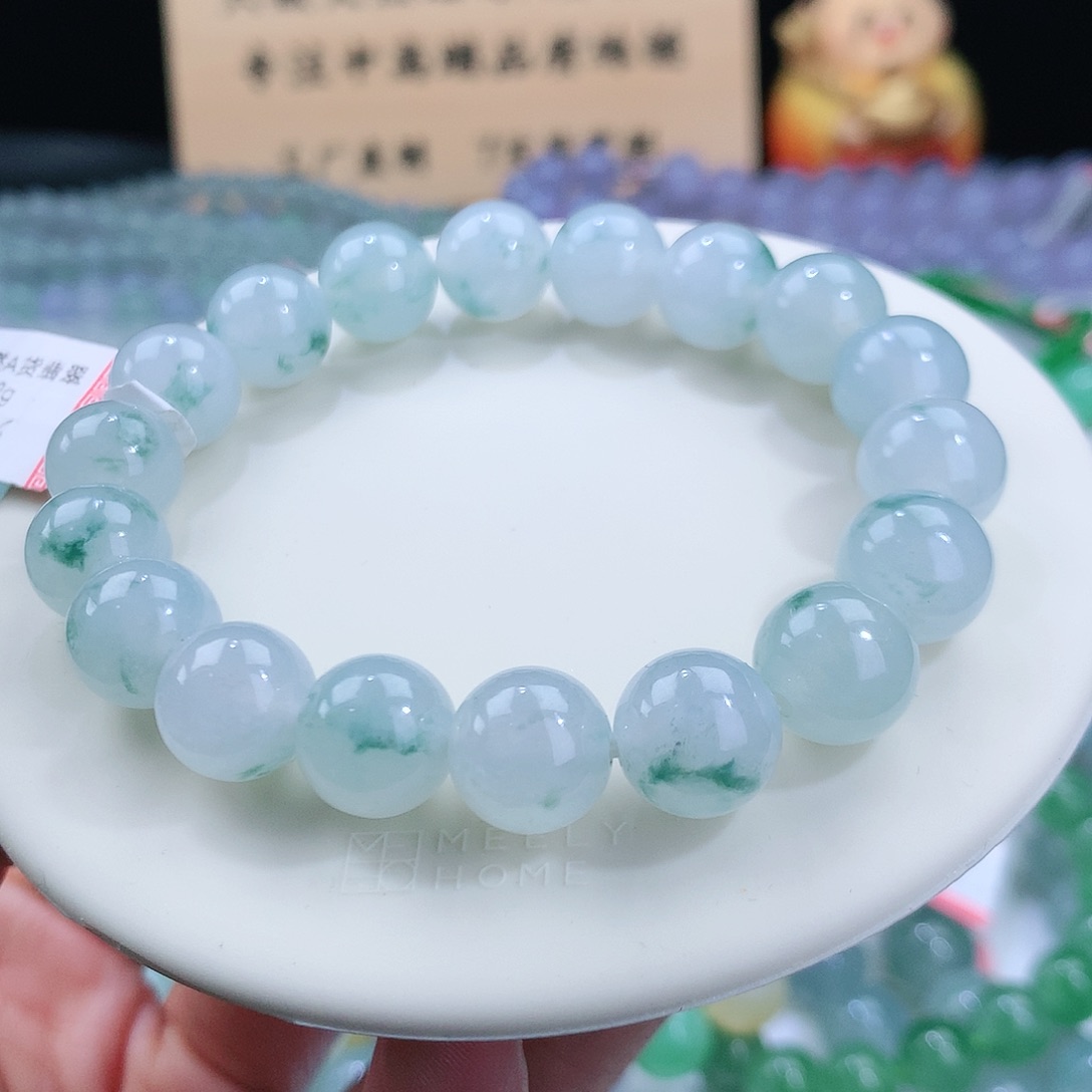 翡翠手链未镶嵌卡10.6