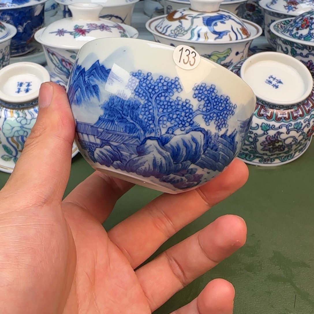 彦祖纯手工手绘茶具133