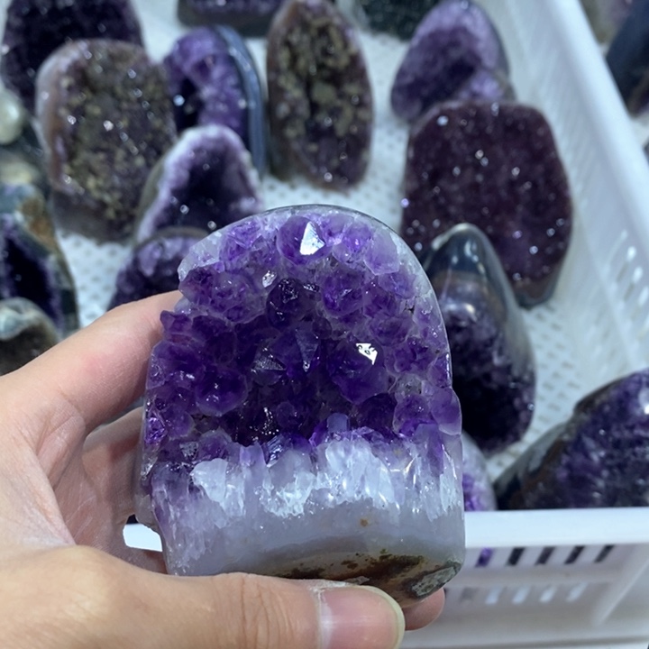 紫晶摆件摆件未镶嵌