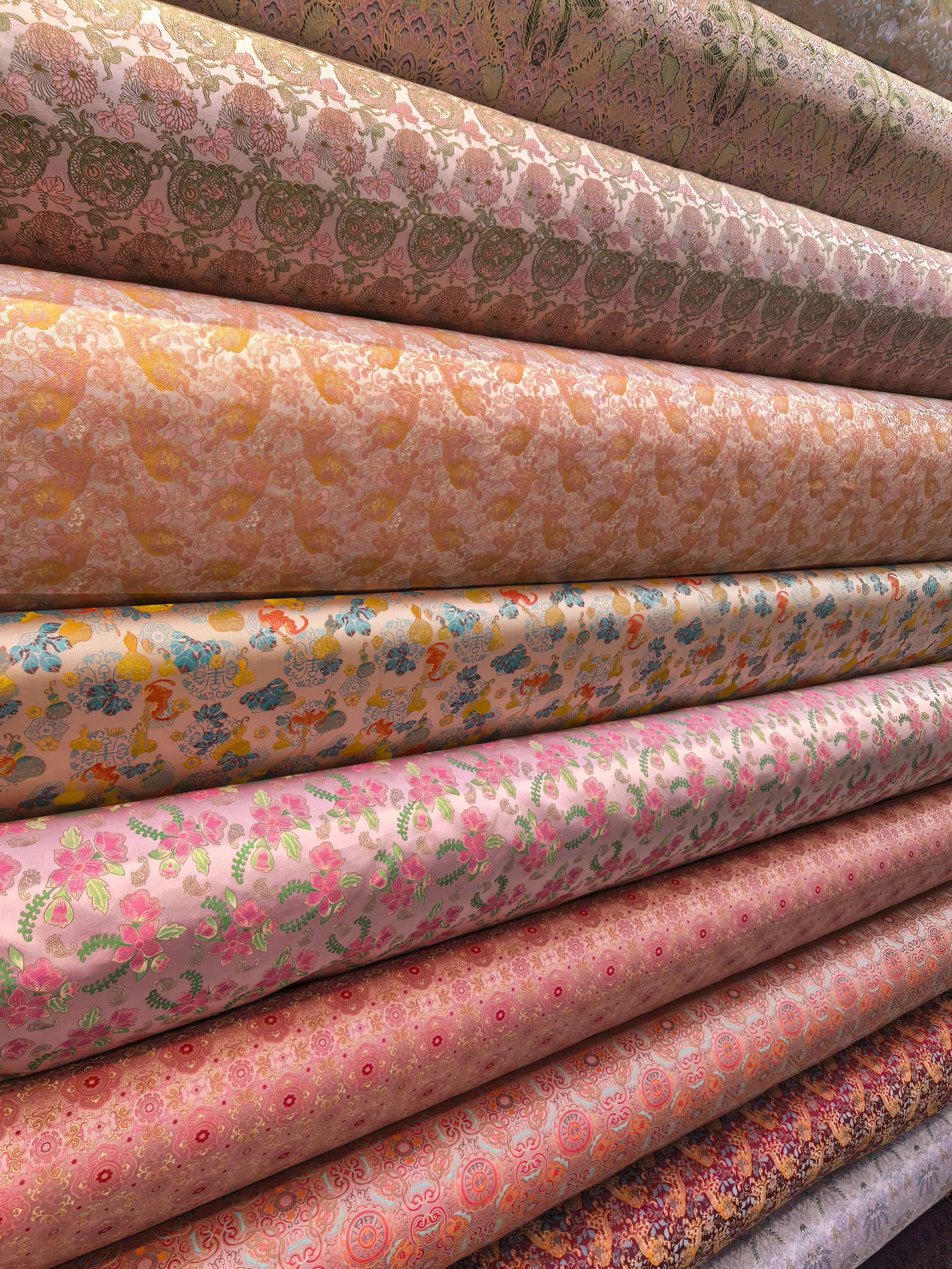 宋锦 蜀锦 小尺寸面料 直播链接四