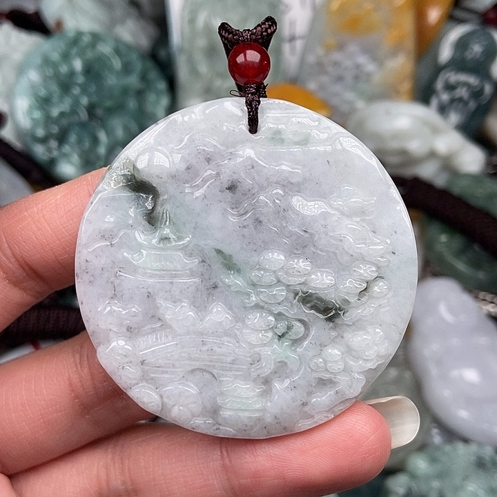 颈饰未镶嵌翡翠翡翠