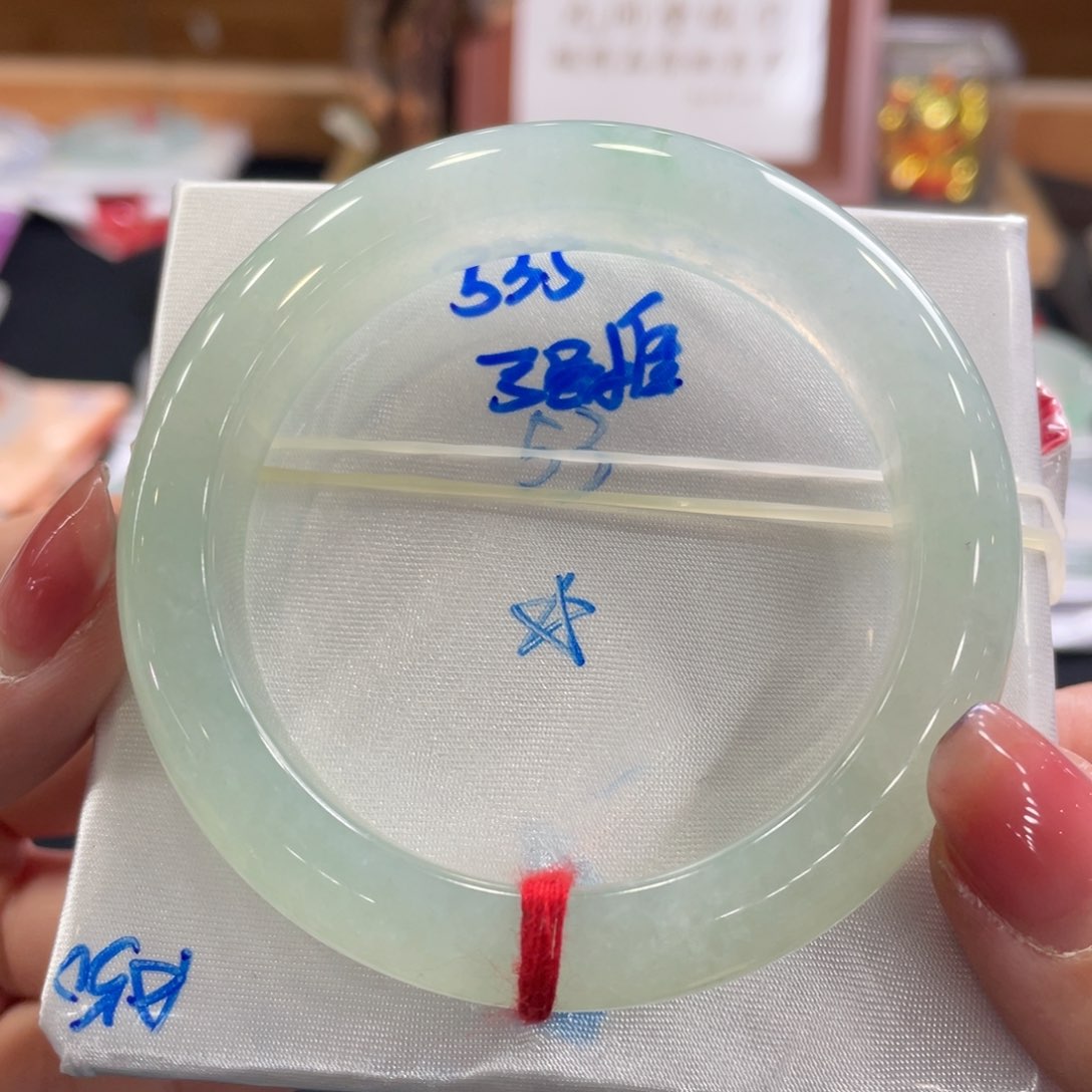 翡翠手镯未镶嵌53.5天然A货