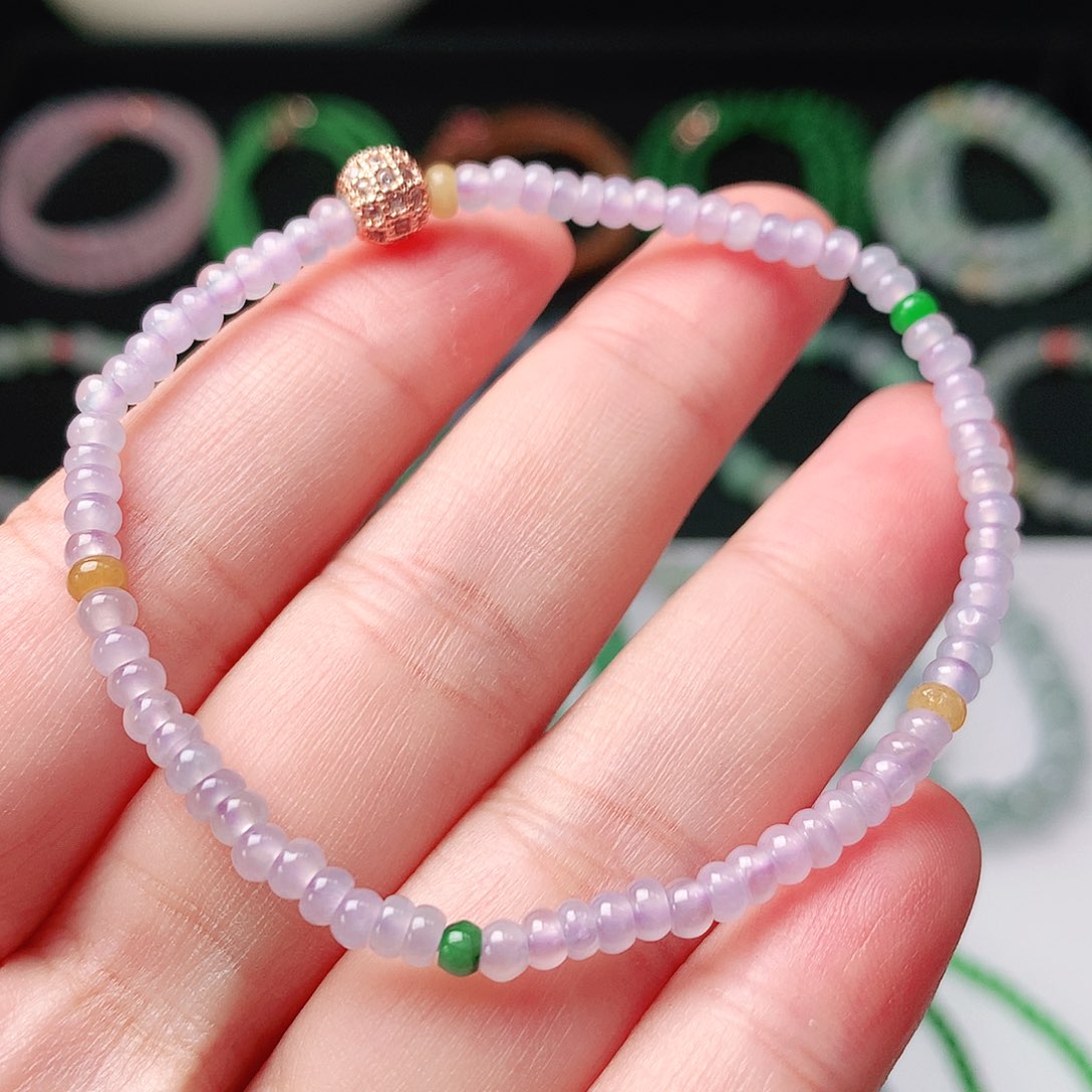 未镶嵌手链翡翠翡翠