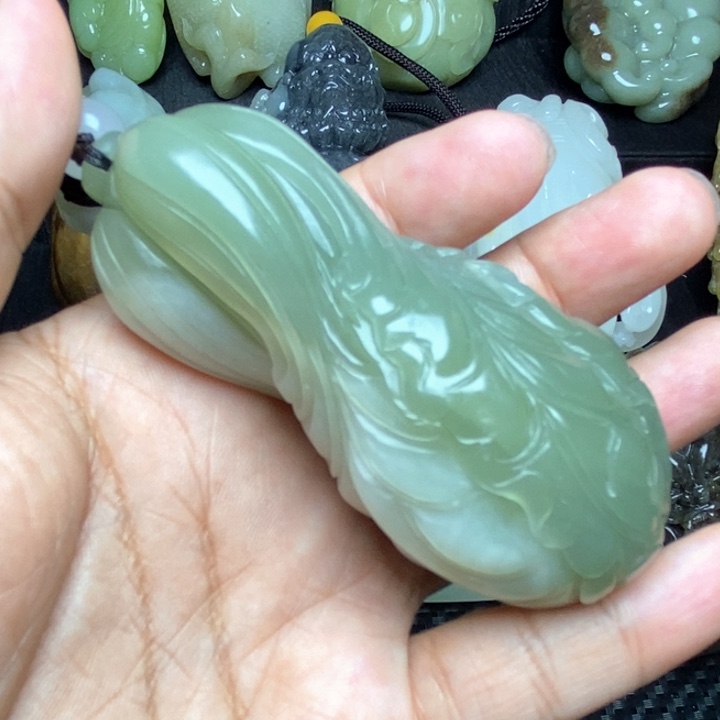 颈饰未镶嵌和田玉开***乐