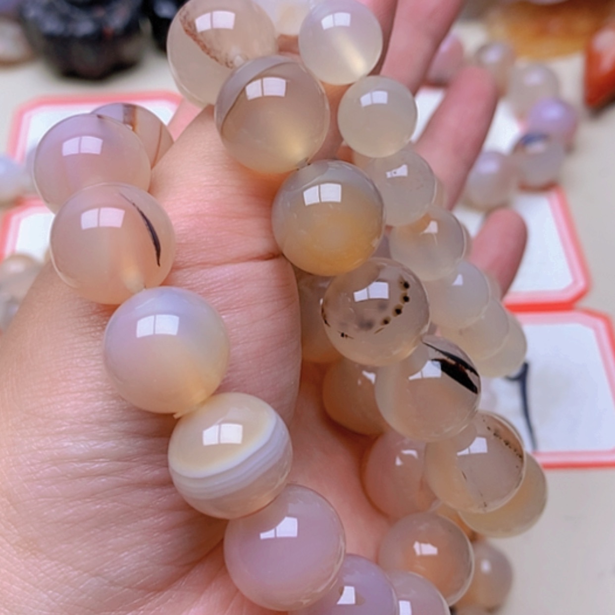 【闪购商品】未镶嵌玛瑙/玉髓珠宝半成品新*家