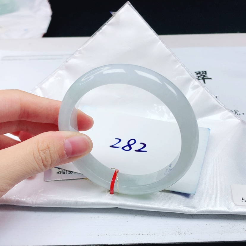 【闪购商品】翡翠手镯未镶嵌缅甸天然a货手镯57+