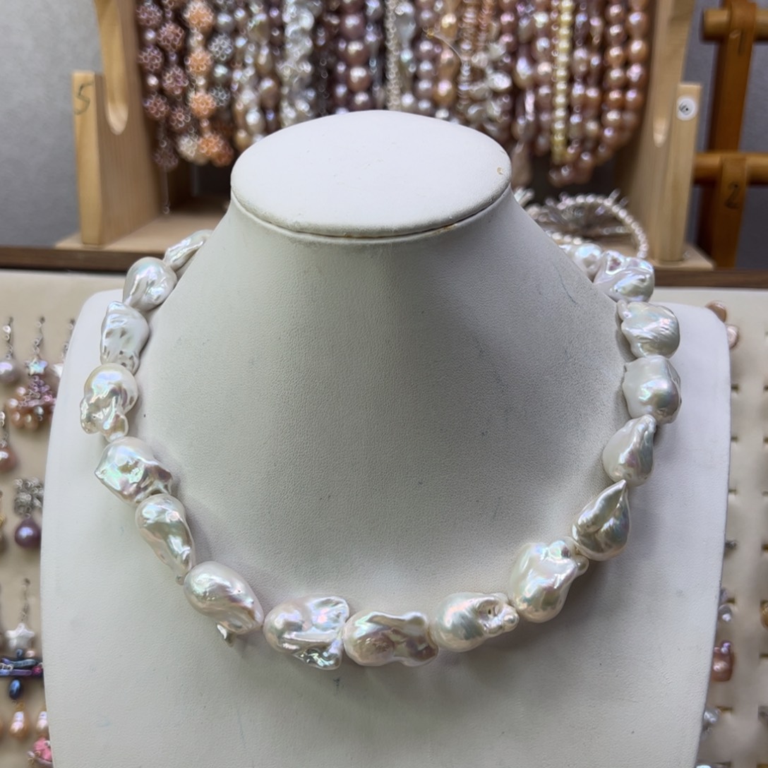 新***姐合金淡水珍珠手绳