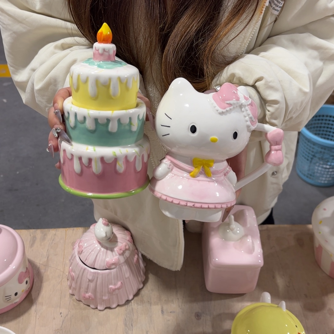 瓷片陶瓷摆件欢迎光临