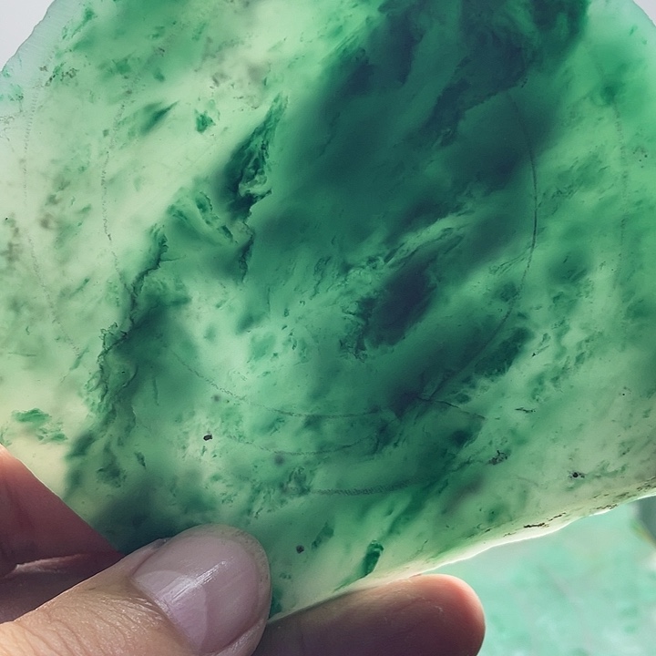 灵***玲定制石英质玉（非洲翠）