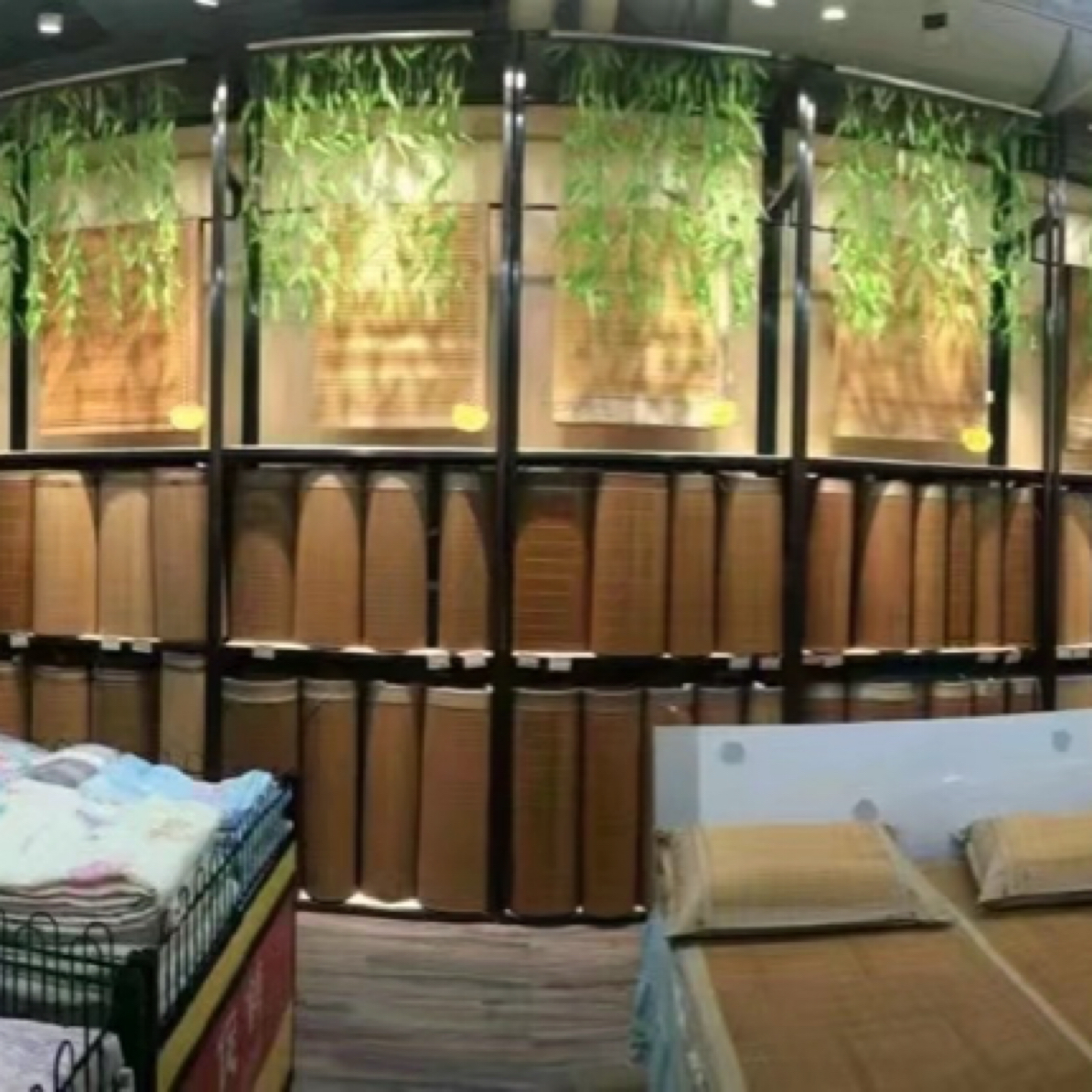 如兰深山老竹碳化磨光凉席环保零甲醛经久耐用