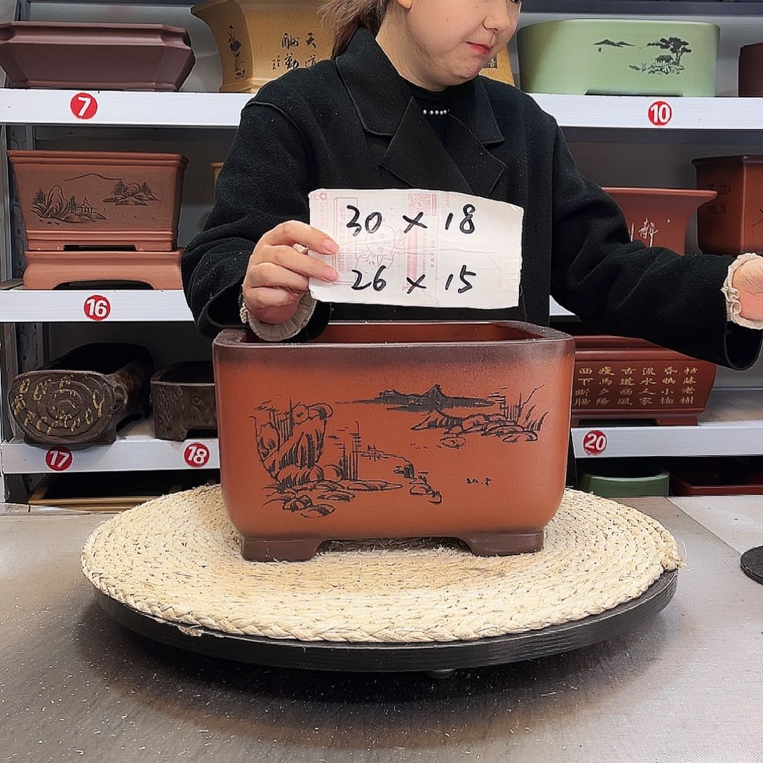 紫砂花盆紫砂花盆