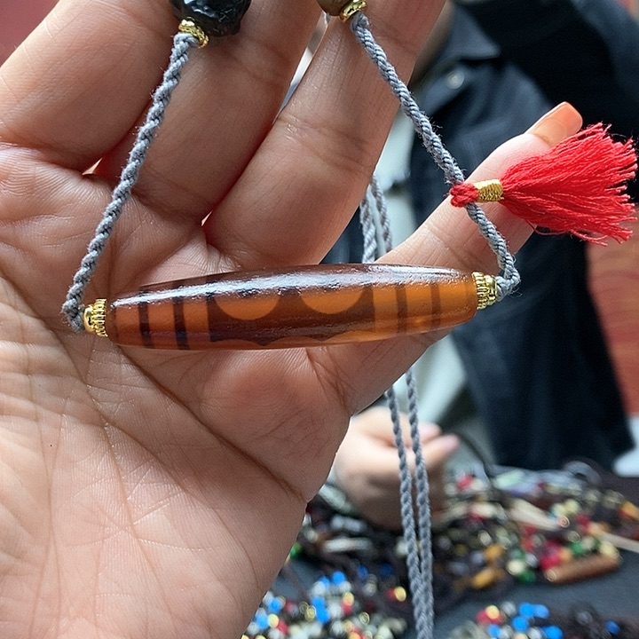 玛瑙/玉髓颈饰合金