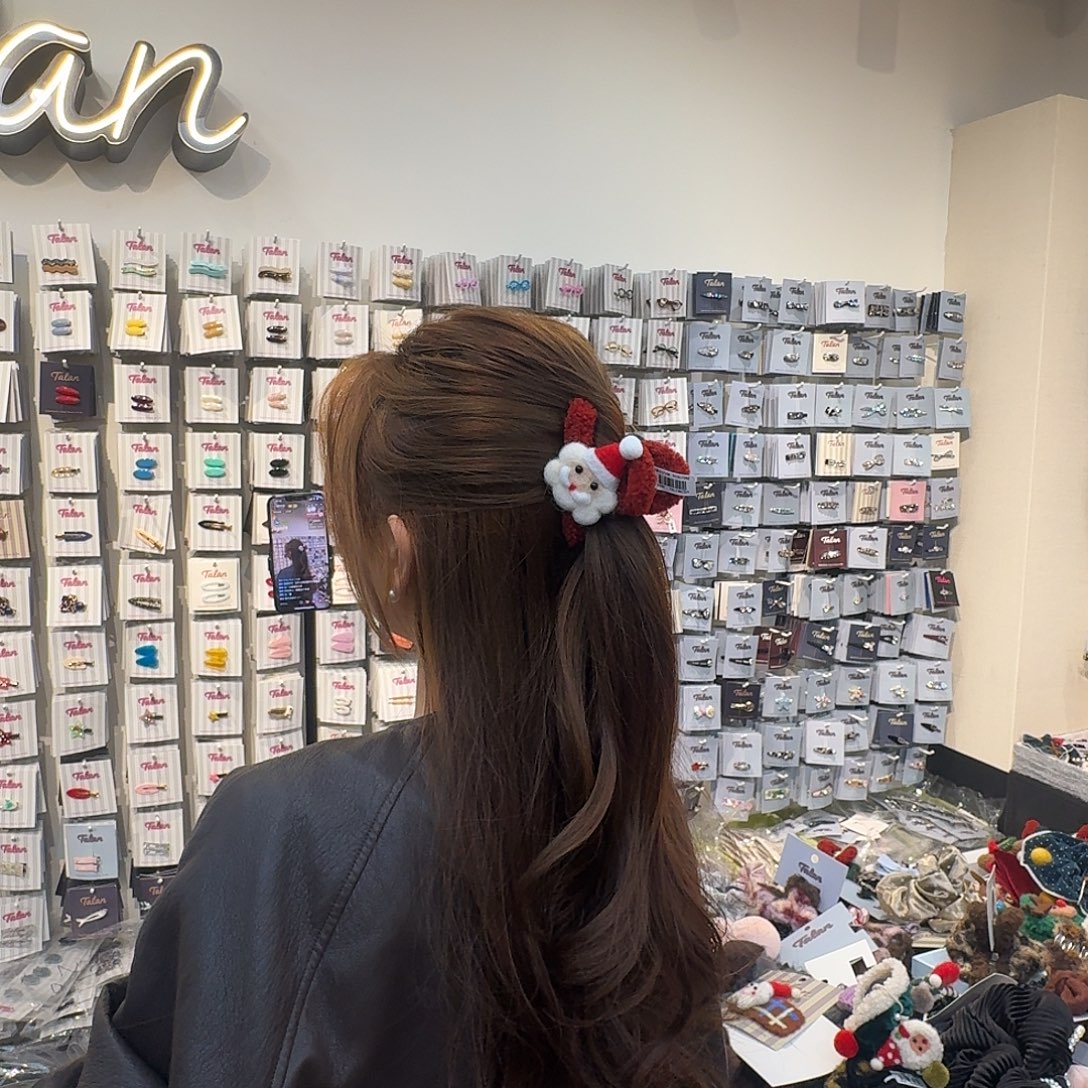 布艺非金属圣诞抓夹